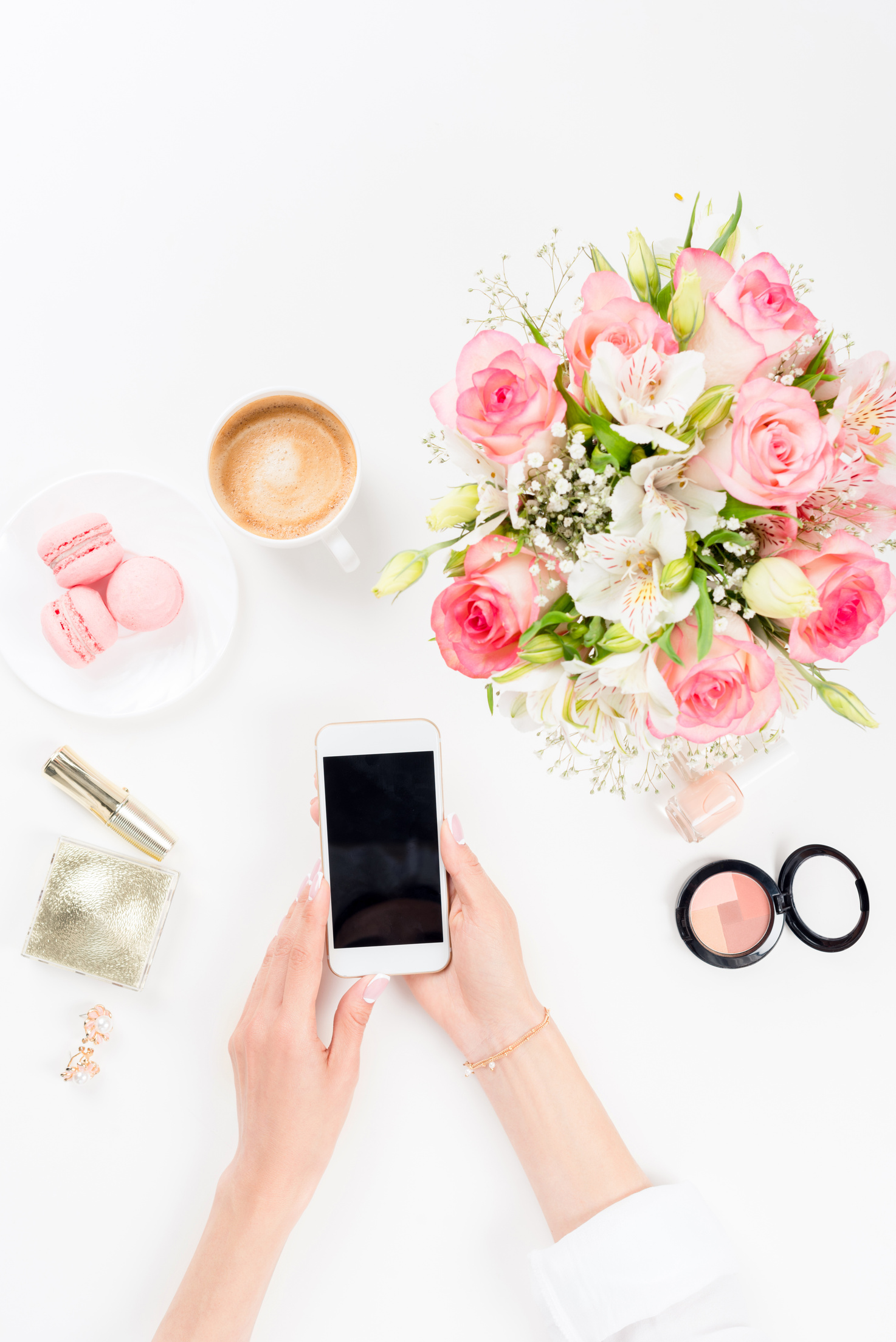 Woman Using Smartphone